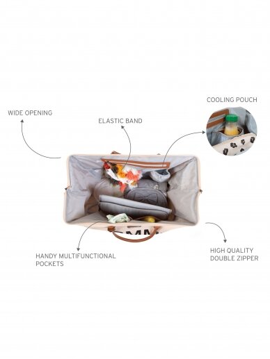 MOMMY BAG ® NURSERY BAG - OFF WHITE 2 MOMMY BAG ® NURSERY BAG - OFF WHITE 2