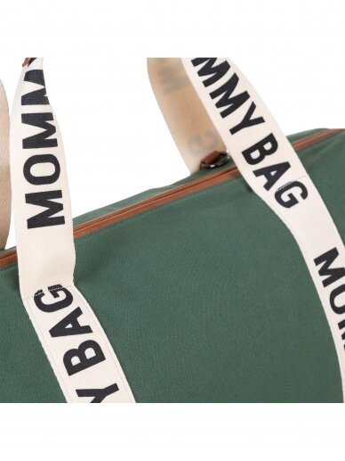 Didelė mamos rankinė - krepšys MOMMY BAG (green) 2