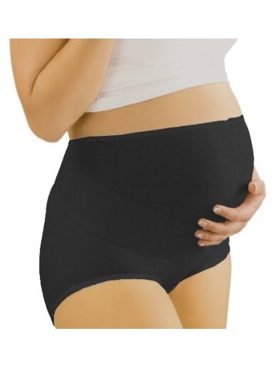 Diržas - kelnaitės nėščiosioms Nera  Lux, Tonus Elast (juoda)