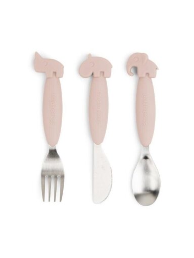 Done by Deer children’s cutlery set Green (Kopija)