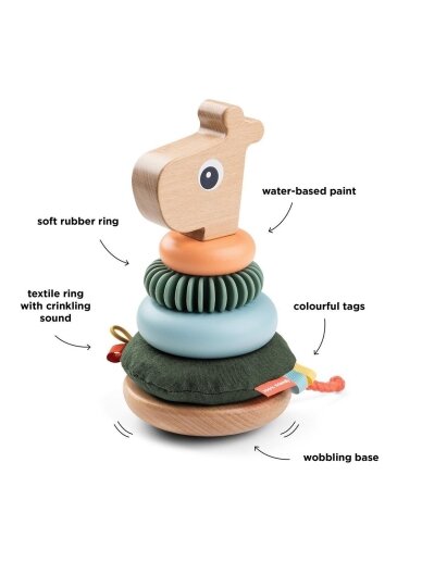 Done by Deer Wooden Blocks Raffi Color Mix 2 Done by Deer Wooden Blocks Raffi Color Mix 2