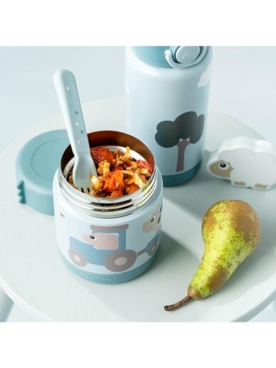 Done by Deer food thermos 300ml (Blue) 3