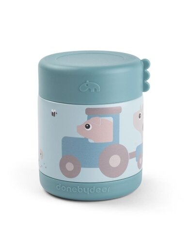 Done by Deer food thermos 300ml (Blue)