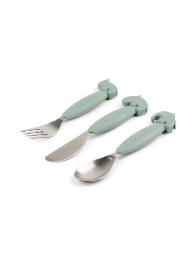 Done by Deer children’s cutlery set Green 1 Done by Deer children’s cutlery set Green 1