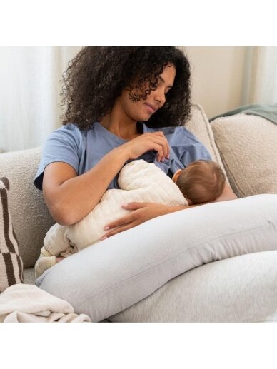 Doomoo Maxxy Nursing Pillow, Dots grey 4