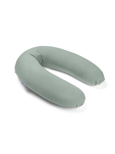 Doomoo organic cotton nursing pillow (granules) 180 cm Corduroy Green