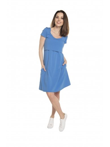 Mėlyna suknelė nėščioms LULLA, Torelle 3