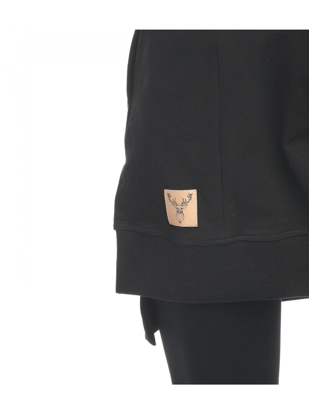 Hoodie for pregnant women "Aurellia" Black by Mija 2 Hoodie for pregnant women "Aurellia" Black by Mija 2