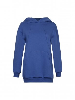Hoodie for pregnant women  by Diss (blue)