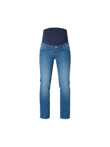 Maternity jeans straight fit light blue denim, Noppies