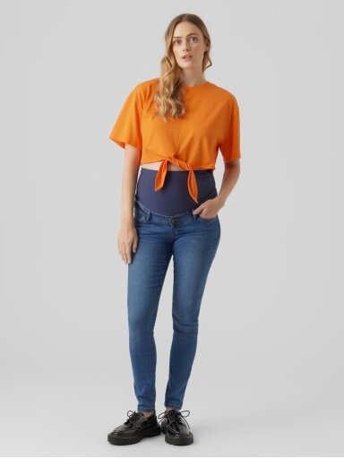 Džinsai nėščioms, Slim Fit, Medium Blue, Mama;licious