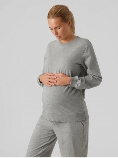 Maternity Jumper, Mama;licious (Grey) 1