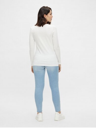 Mlsavanna slim fit maternity jeans by Mama;licious (light blue) 2