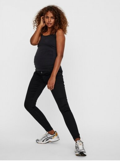 Maternity jeans, Skinny fit, Mama;licious (black)  4