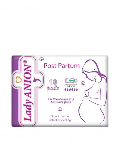 Ecological packages after childbirth, 10pcs. Lady ANION 4