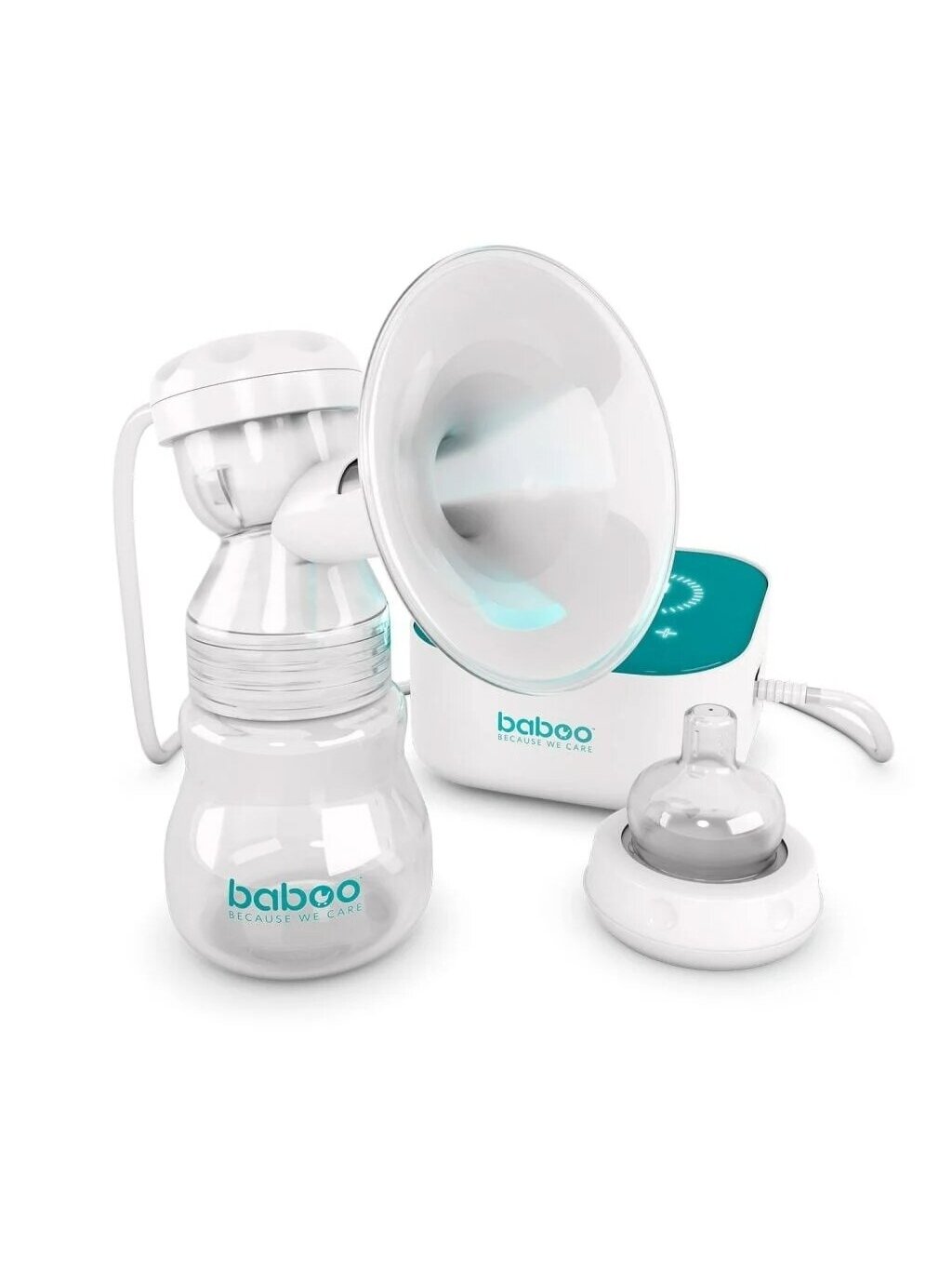 Electric breast pump with 3D milk extraction technology, Baboo Electric breast pump with 3D milk extraction technology, Baboo