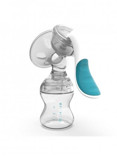 Manual breast pump with 4 levels of interruption strength, Baboo 1