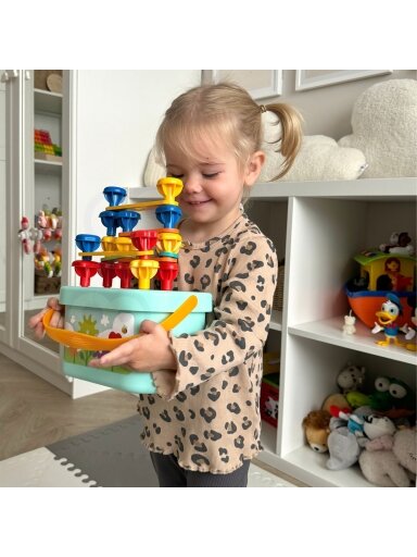WOOPIE GREENKonstruktorius variklis Montessori 12 in 1