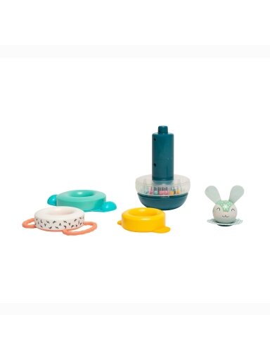 Taf Toys Žiedelių bokštas „Hunny Bunny“ 9mėn+