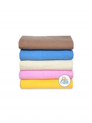 Flanelinis vystyklas 70x80cm EGA Kids, (Įvairių spalvų)