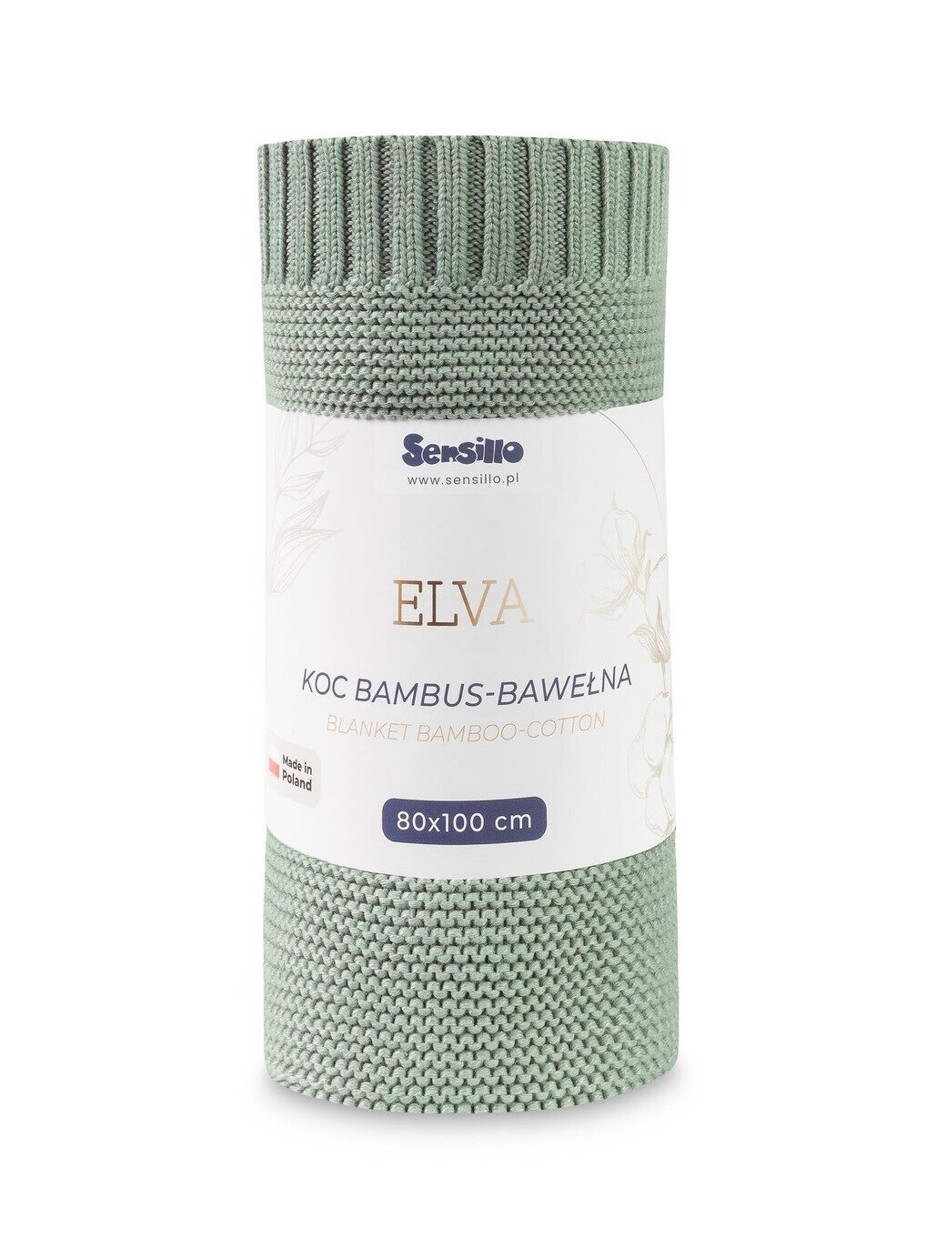 Blanket Elva 80x100cm, Sensillo (Olive) 1 Blanket Elva 80x100cm, Sensillo (Olive) 1