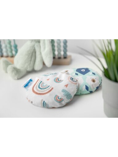 Sensillo vyšnių kauliukų pagalvėlė, baltas lokys, 15cm, 4412