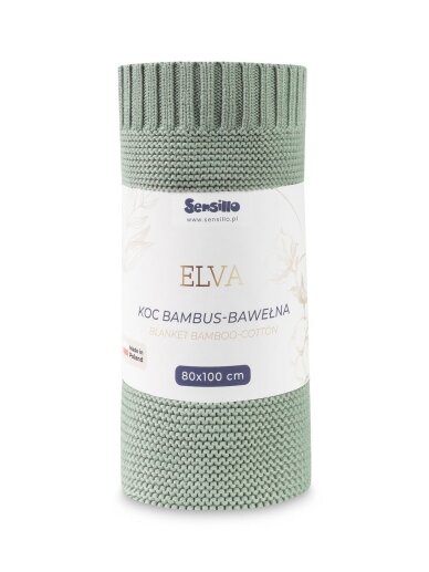 Blanket Elva 80x100cm, Sensillo (Olive) 1 Blanket Elva 80x100cm, Sensillo (Olive) 1