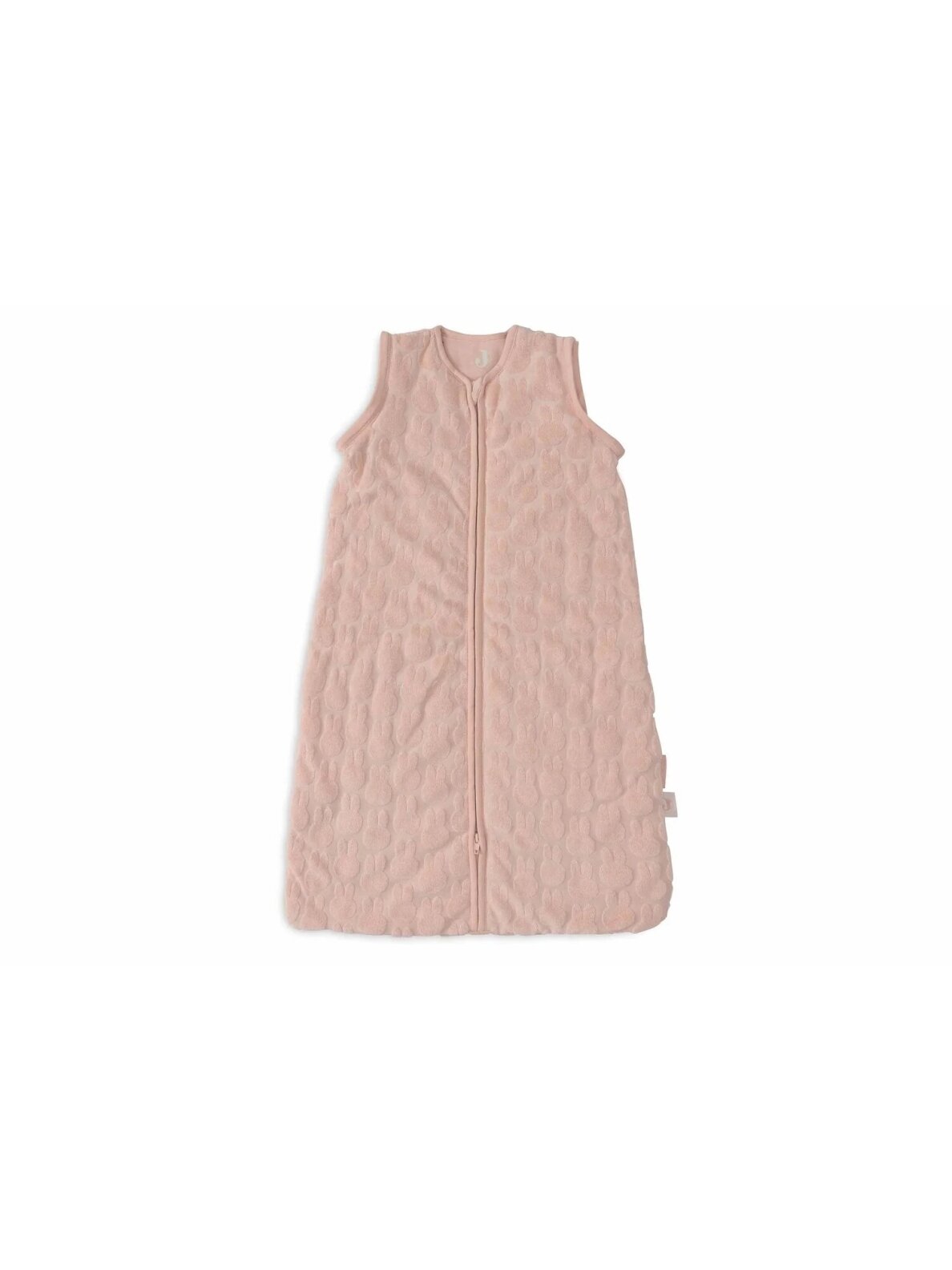 Frotinis miegmaišis su nusegamomis rankovėmis, 110 cm, TOG 2.5-3.5, Jollein (Miffy Jacquard, Wild Rose) 1