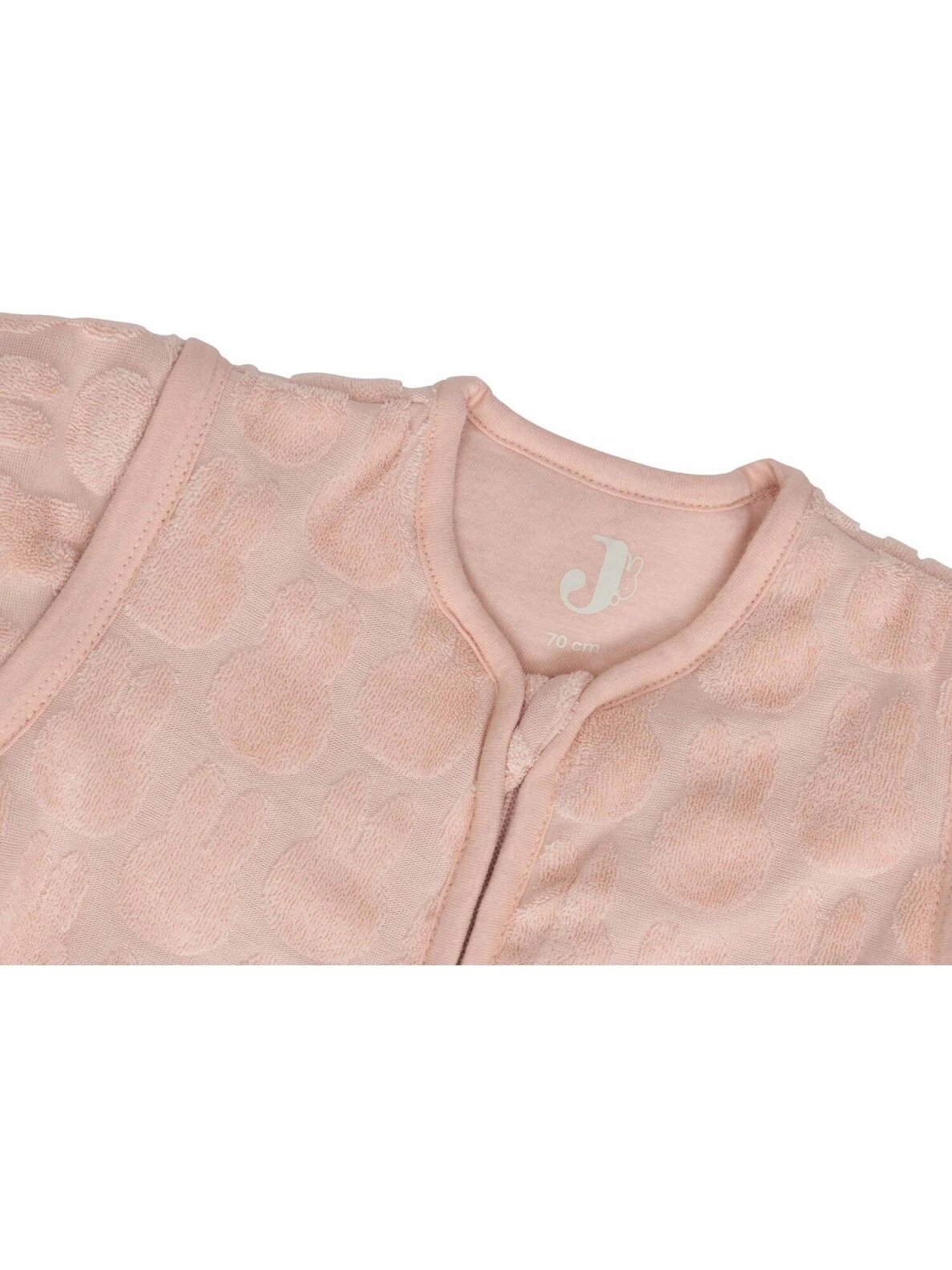 Frotinis miegmaišis su nusegamomis rankovėmis, 110 cm, TOG 2.5-3.5, Jollein (Miffy Jacquard, Wild Rose) 2