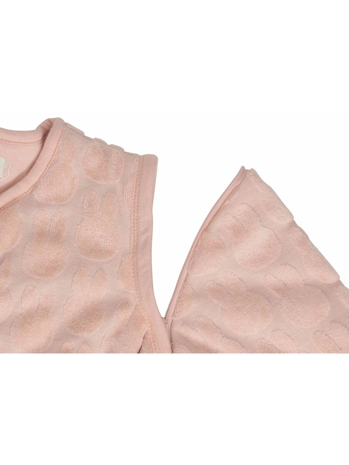 Frotinis miegmaišis su nusegamomis rankovėmis, 90 cm, TOG 2.5-3.5, Jollein (Miffy Jacquard, Wild Rose) 3 Frotinis miegmaišis su nusegamomis rankovėmis, 90 cm, TOG 2.5-3.5, Jollein (Miffy Jacquard, Wild Rose) 3
