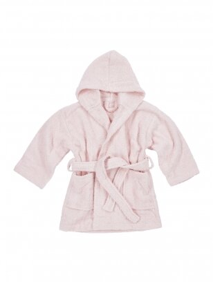 Terry bathrobe for children, Meyco Baby, 86/92 (Light Pink)