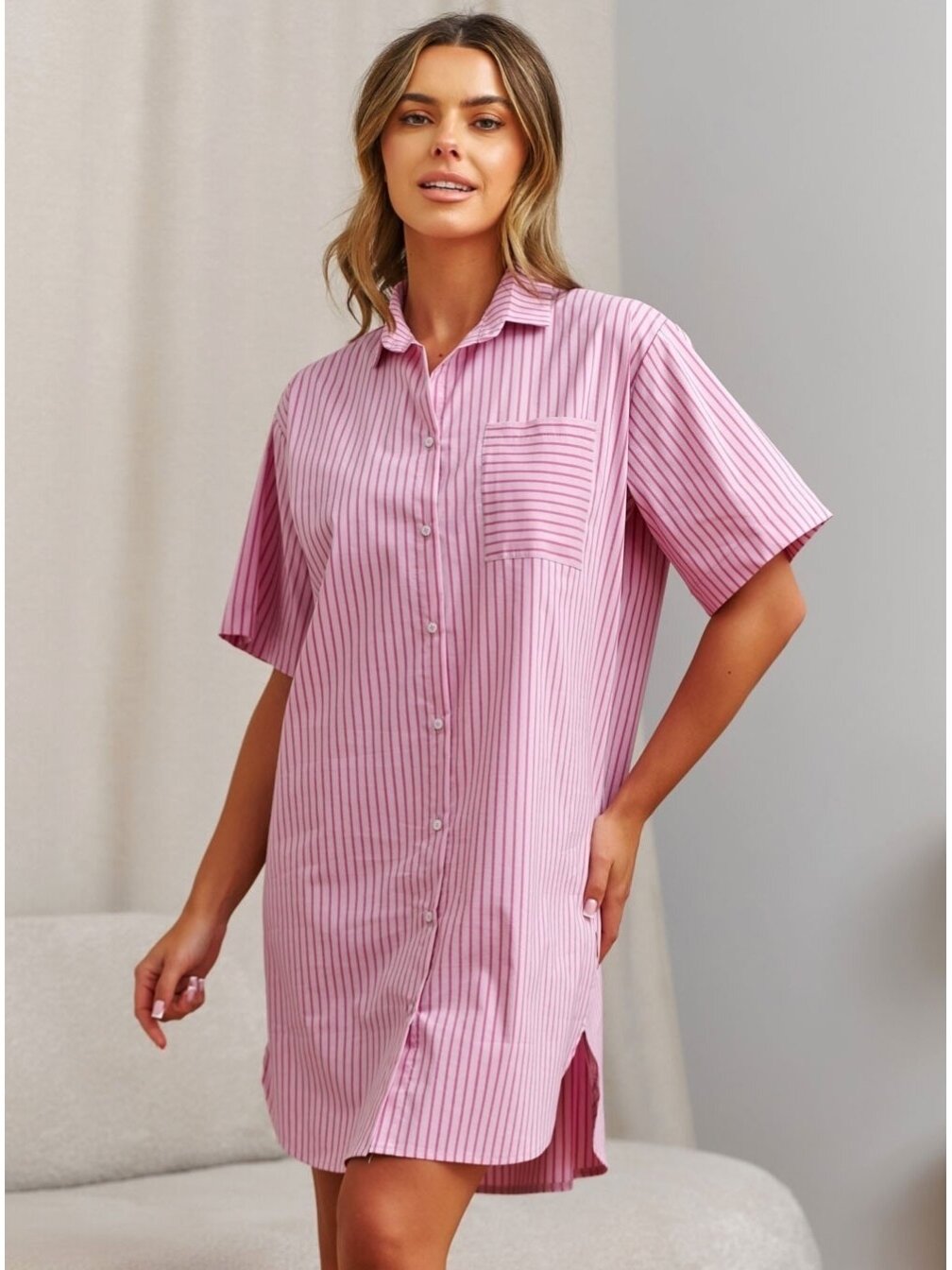 Nightwear for pregnant and nursing women Miami, DN (Pink) 4