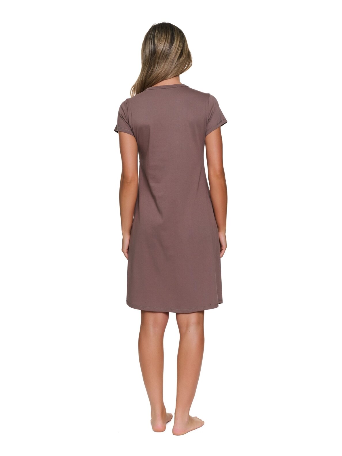 Maternity breastfeeding nightdress by DN (Mocca)  1