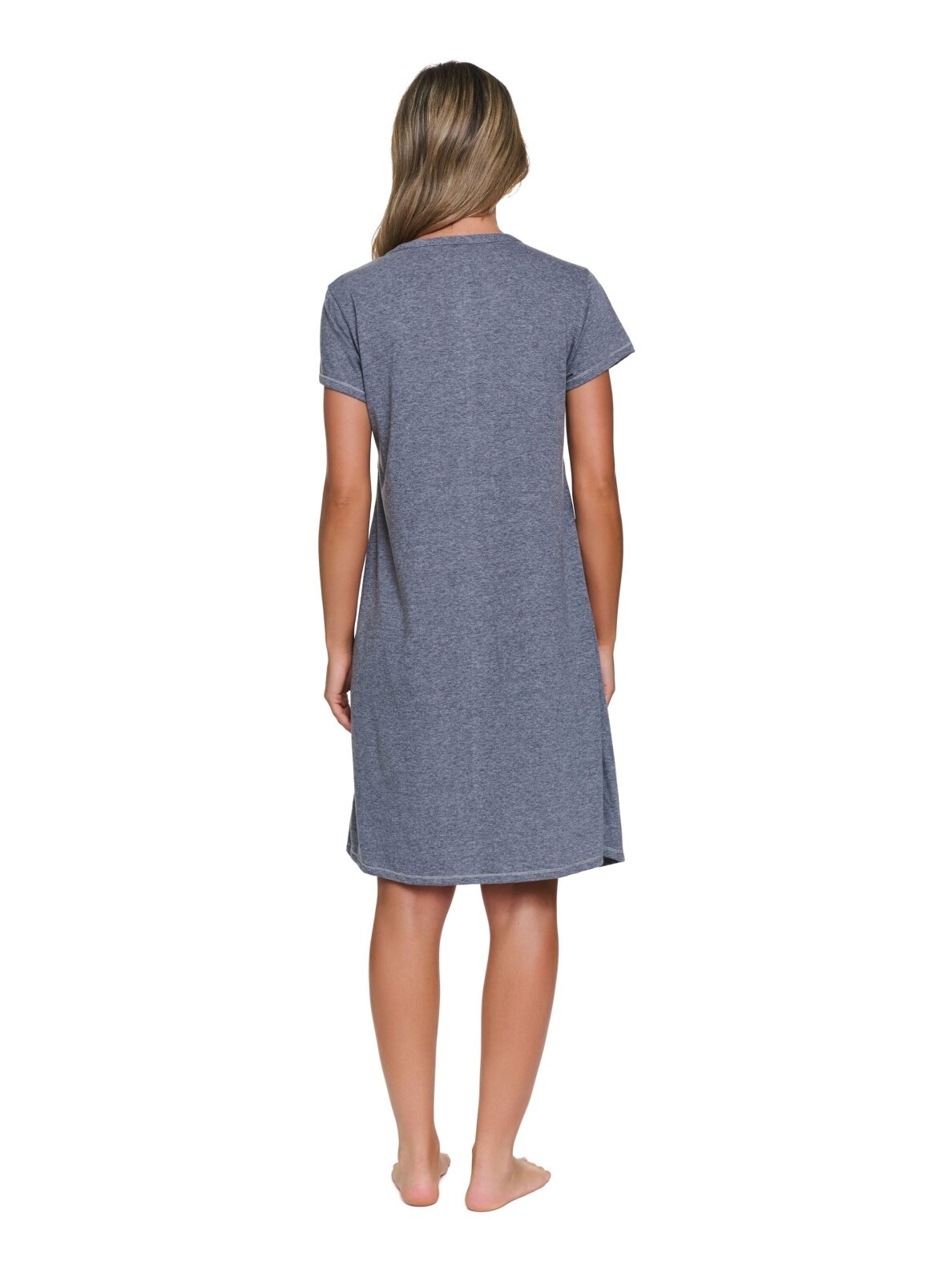 Maternity breastfeeding nightdress by DN (Dark grey) 2 Maternity breastfeeding nightdress by DN (Dark grey) 2