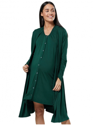 Childbirth nightgown and bathrobe, CC