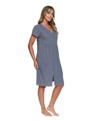 Maternity breastfeeding nightdress by DN (Dark grey) 1