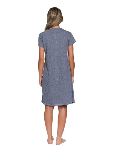 Maternity breastfeeding nightdress by DN (Dark grey) 2 Maternity breastfeeding nightdress by DN (Dark grey) 2