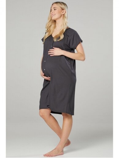 Maternity & Nursing pyjama set by CC (grey, pink)