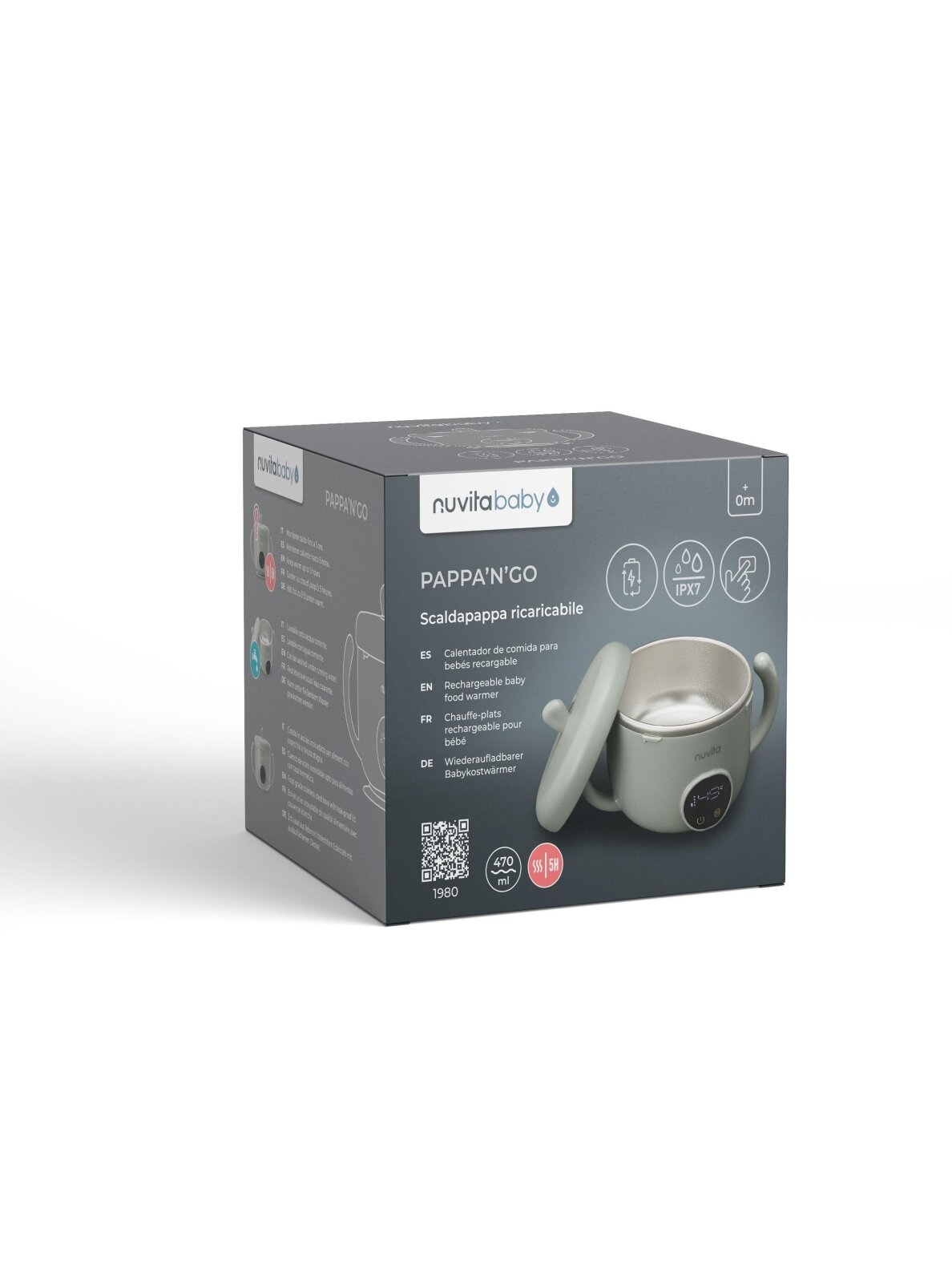 PappanGo rechargeable baby food warmer, Nuvita 2 PappanGo rechargeable baby food warmer, Nuvita 2
