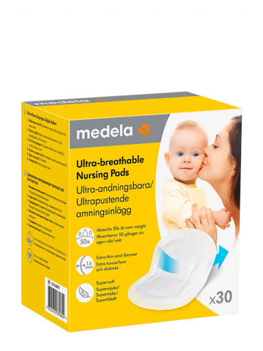 Įklotai į liemenėlę, Ultra-breathable, 30 vnt. Medela Įklotai į liemenėlę, Ultra-breathable, 30 vnt. Medela