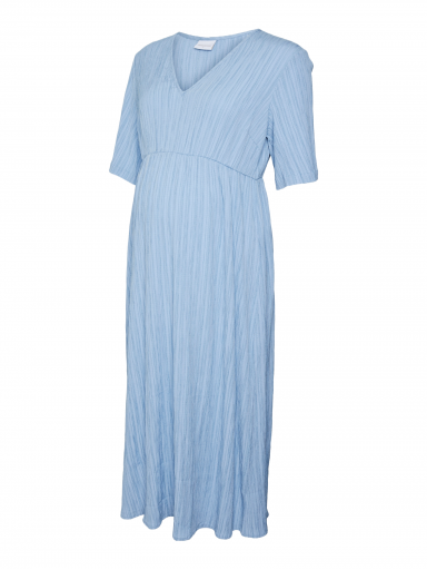 Midi dress for pregnant MLROSANA Mama;licious blue