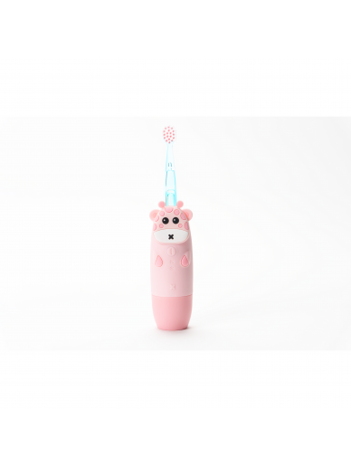 InnoGiO elektrinis dantų šepetėlis žirafa rožinis GIO-450PINK