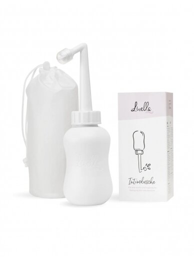 Intymios higienos prausimosi buteliukas po gimdymo 480 ml, Livella (Balta)