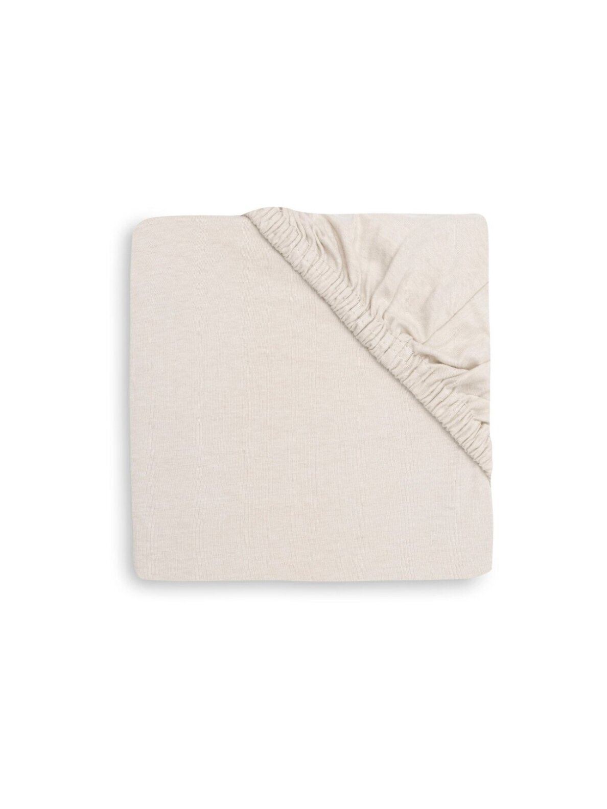 Jollein Fitted Sheet Jersey, 60x120 cm, Sand Jollein Fitted Sheet Jersey, 60x120 cm, Sand