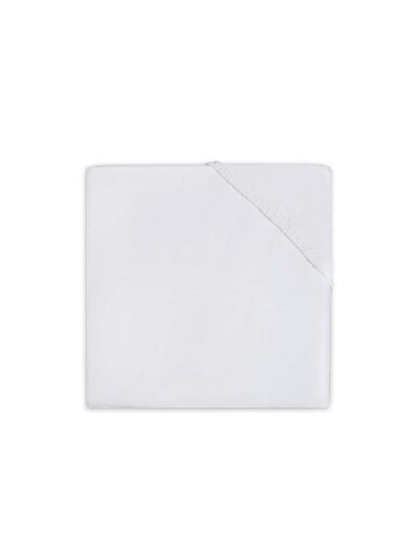 Jollein paklodė su guma Molton 60x120cm, 2vnt. (White)