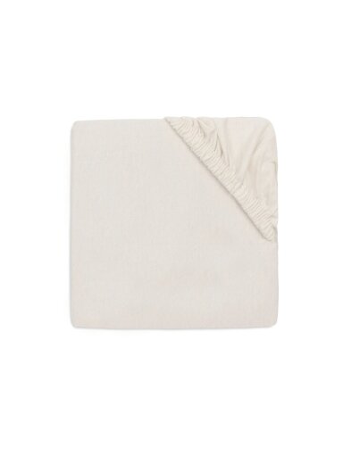 Jollein Fitted Sheet Jersey, 60x120 cm, Oatmeal Jollein Fitted Sheet Jersey, 60x120 cm, Oatmeal