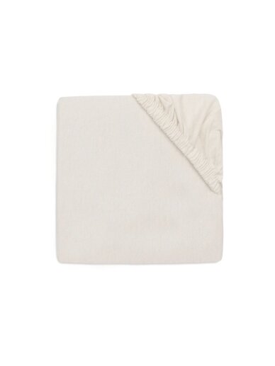 Jollein Fitted Sheet Jersey, 60x120 cm, Oatmeal Jollein Fitted Sheet Jersey, 60x120 cm, Oatmeal