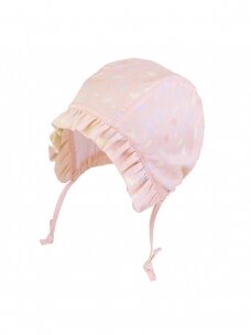 Kepurė su raišteliais, UV+30, TuTu (light pink/mix)