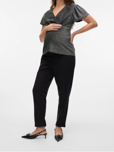 Kelnės nėščioms Chino 7/8, Mama;licious (Juoda)