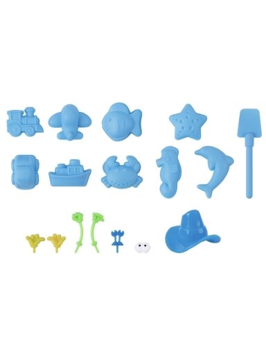 Kinetic Sand Set Paradise with Foldable Sandbox, Tookyland
